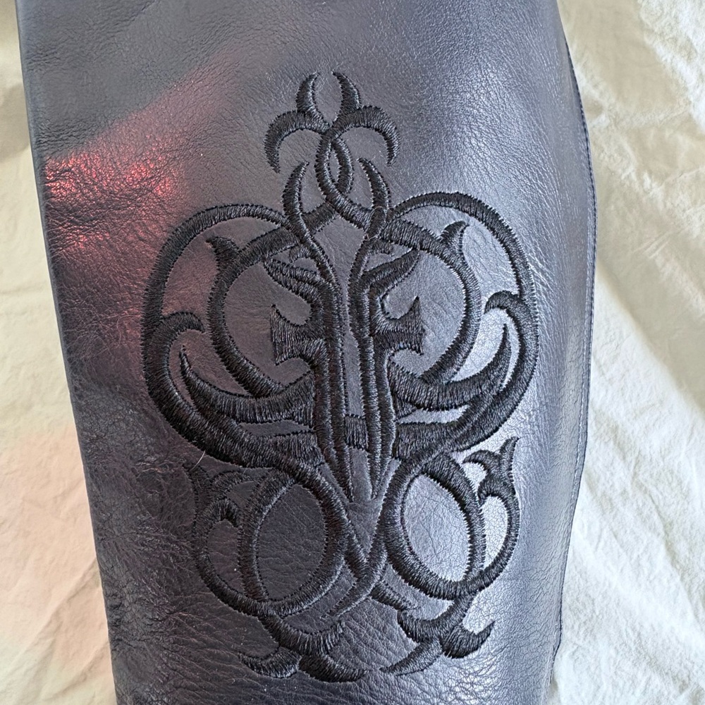 Frye Black Leather Riding Boots - Picture 5 of 8